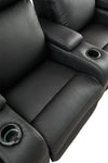 Lumene Hollywood Luxury III 3P Cuir Synthétique Noir - EasyLounge - 22