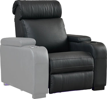 Lumene Hollywood Luxury III Noir (Plein cuir, assise et bras gauche)