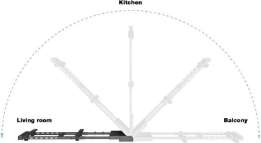 Multibrackets M Motorized Swing Mount X-Large - EasyLounge - 7