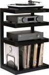Norstone Esse hi-fi Vinyl Noir satiné verres Noirs - EasyLounge - 2