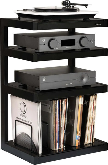 Norstone Esse hi-fi Vinyl Noir satiné verres Noirs - EasyLounge - 2