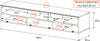 Meliconi Topline Solna 160 Bois Clair - Meuble TV - EasyLounge - 7