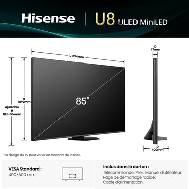 Hisense 85U8Q - EasyLounge - 2