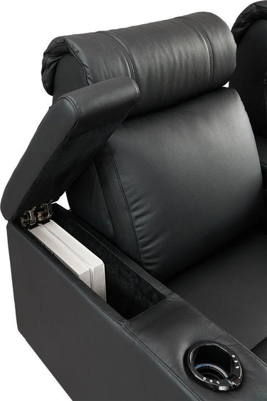 Lumene Hollywood Luxury III 2P Cuir Synthétique Noir - EasyLounge - 8