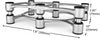 IsoAcoustics Aperta 300 Argent (la pièce) - EasyLounge - 4