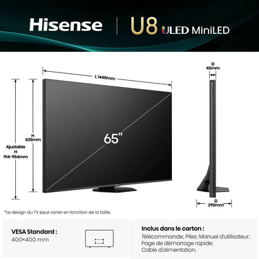 Hisense 65U8Q - EasyLounge - 2