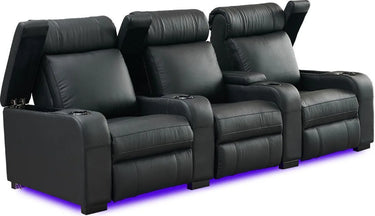 Lumene Hollywood Luxury III 3P Cuir Synthétique Noir - EasyLounge - 7
