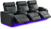 Lumene Hollywood Luxury III 3P Cuir Véritable Noir - EasyLounge - 9