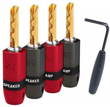 Audioquest Banane SureGrip 300 Gold (lot de 4)