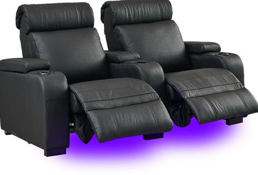 Lumene Hollywood Luxury III 2P Cuir Synthétique Noir - EasyLounge - 6