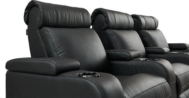 Lumene Hollywood Luxury III 3P Cuir Véritable Noir - EasyLounge - 19