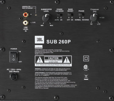 JBL Sub 260P Noir - EasyLounge - 4