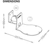 Norstone Support mural pour WiiM Sound et Sound Lite Noir - EasyLounge - 7