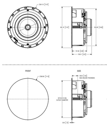 Sonos Architectural In Ceiling 8" Sonance - EasyLounge - 10