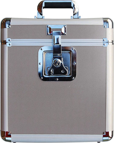 Rock on Wall Flight Case 25LP Silver