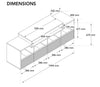 Norstone Oslo 1600 Noir et Noyer - EasyLounge - 10