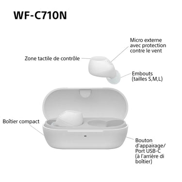 Sony WF-C710 Blanc - EasyLounge - 6