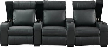 Lumene Hollywood Luxury III 3P Cuir Véritable Noir - EasyLounge - 12