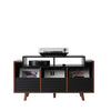 Norstone Oslo 1200 Noir et Noyer - EasyLounge - 2