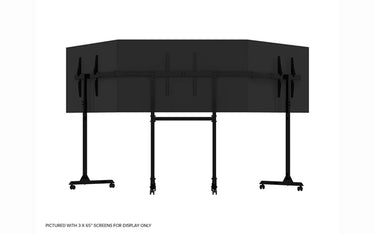 Next Level Racing Free Standing Triple Monitor Stand - EasyLounge - 2