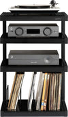 Norstone Esse hi-fi Vinyl Noir satiné verres Noirs - EasyLounge - 4