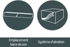 Meliconi Topline Solna 160 Bois Clair - Meuble TV - EasyLounge - 5
