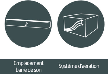 Meliconi Topline Solna 160 Bois Clair - Meuble TV - EasyLounge - 5