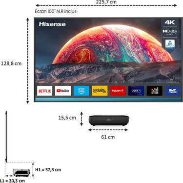 Hisense 100L9G-B12 Laser TV - EasyLounge - 14