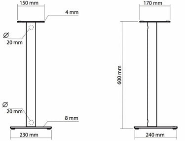 NorStone Epur Stand Silver - EasyLounge - 2