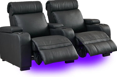 Lumene Hollywood Luxury III 2P Cuir Synthétique Noir - EasyLounge - 6
