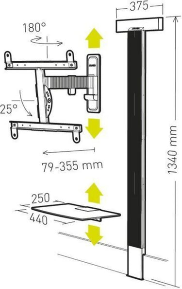 Erard ExoStand 400 Aluminium - EasyLounge - 11