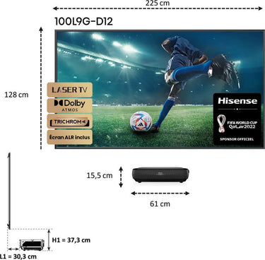 Hisense 100L9G-D12 Laser TV - EasyLounge - 3