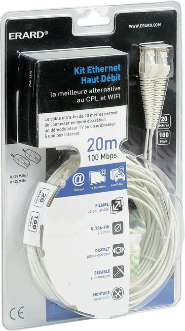 Erard Kit de déport Ethernet (20 m) - EasyLounge - 2