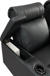 Lumene Hollywood Luxury III 1P Cuir Véritable Noir - EasyLounge - 12