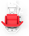 RSeat RS1 Siège Rouge Structure Blanc - EasyLounge - 5
