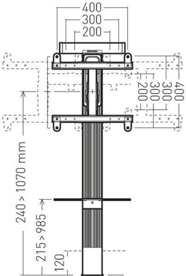 Erard ExoStand 400 Aluminium - EasyLounge - 12