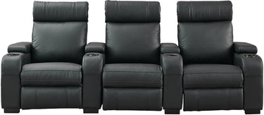 Lumene Hollywood Luxury III 3P Cuir Véritable Noir - EasyLounge - 11