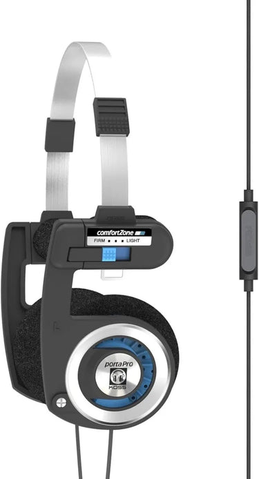 KOSS Porta Pro Mic Noir & Bleu