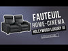 Lumene Hollywood Luxury III 1P Cuir Synthétique Noir - EasyLounge - 18